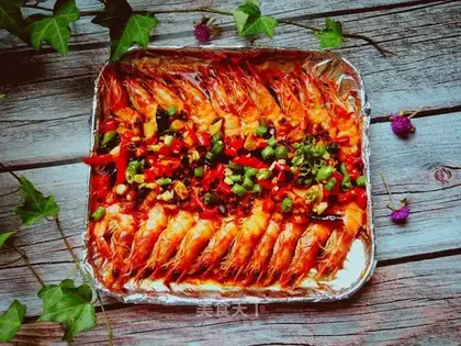 Shrimp with garlic sauce