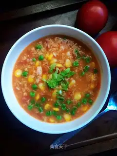 Cream shrimp oatmeal