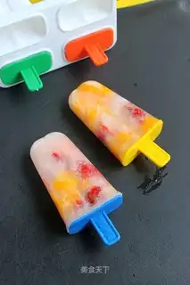 Fruit popsicle ice