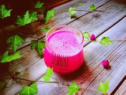 Dragon fruit orange juice