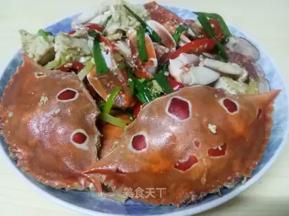 Ginger onions and crabs