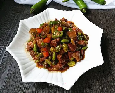 Pepper soy rice