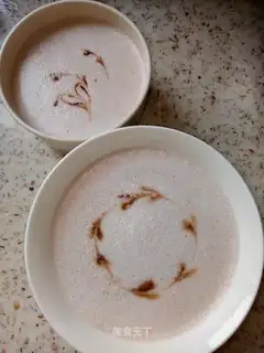 Red bean rice milk and lotus