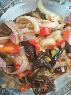 Onion fried wood