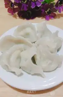 Eggs, shrimp, dumplings