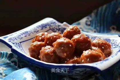 Squirty tea beefballs