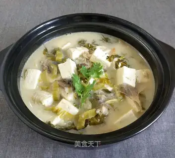 Sour tofu soup