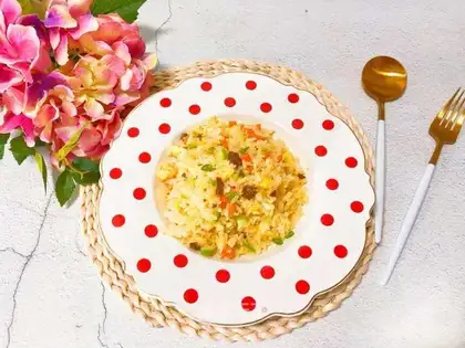 Beef gold fried rice