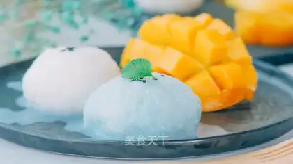 Mango coconut rice