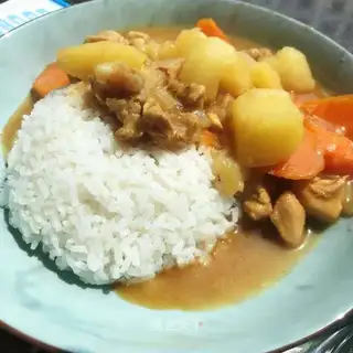 Mango curry chicken