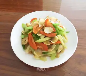 Celery carrots for lilies