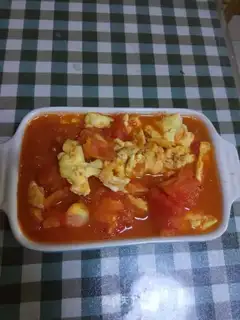 Tomato fried eggs