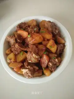 Carrots, potatoes, ribs
