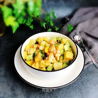 Shrimp potato salad