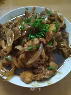 Black pepper chicken leg
