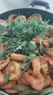 Dry pan shrimp