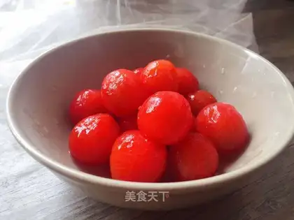 Sugared tomatoes
