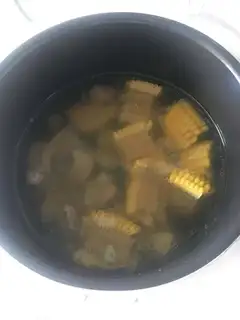 Corn steak soup