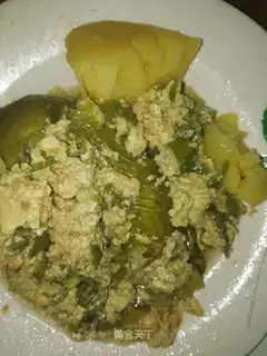 Potato and eggplant