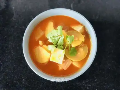 Pickle tofu soup