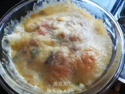 Gold cheese rice