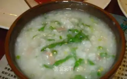 Meat and vegetable porridge