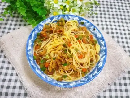 It's yellow noodles
