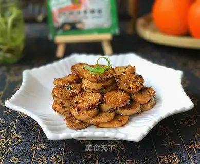 Black pepper sauce, apricot mushroom