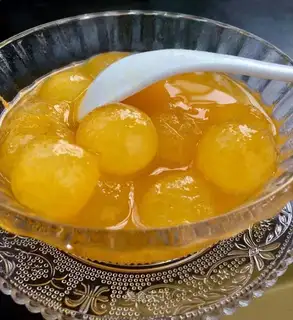 Orange Juice Poofball