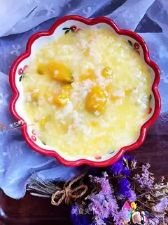 Pumpkin rice porridge