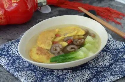 Soup from the sea cucumber