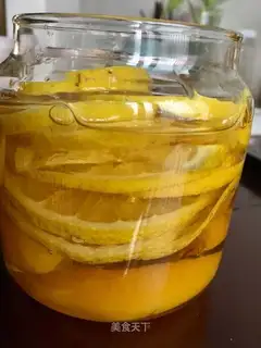 Peach lemon honey tea