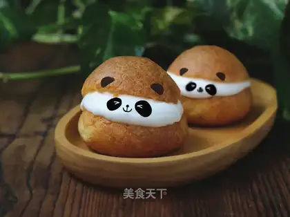 Panda butter puff