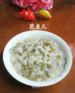 Green bean rice congee