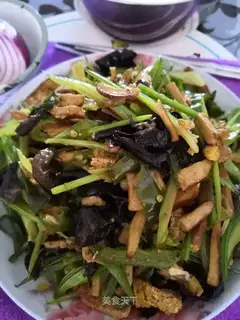 Soy eggs and celery