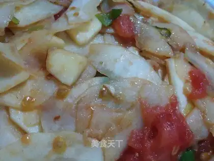 Tomato fried melons