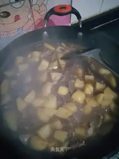 Homemade potato stew