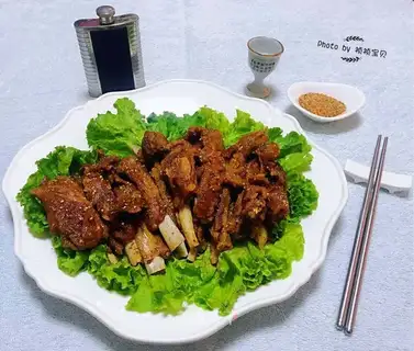 Red lamb chops