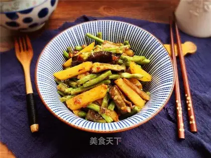 Garlic soybeans