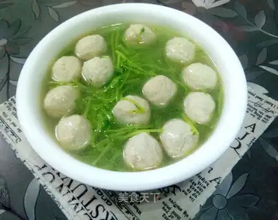 Meatball bean soup