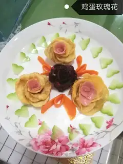 Eggs and roses