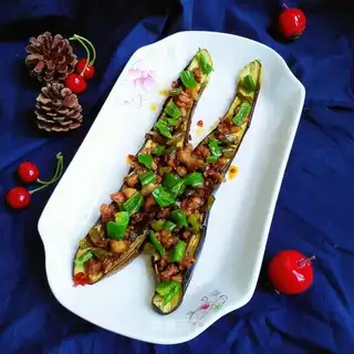 Roast eggplant