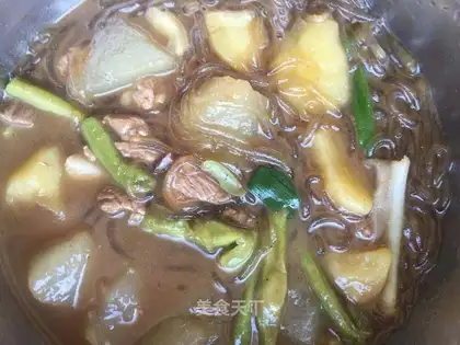 Pork stew potatoes