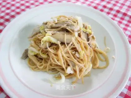 fried noodle line
