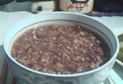 Red indica rice porridge
