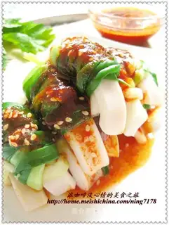 Sweet and sour squid roll