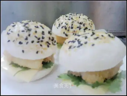 Chinese and Western Mini Burger