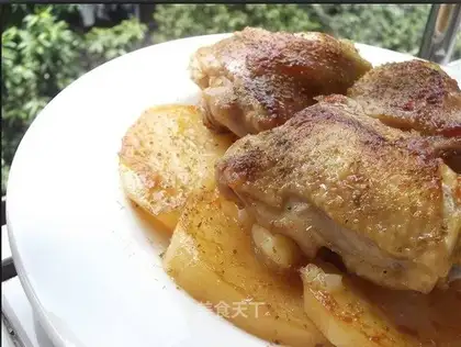 Cumin potato chicken legs
