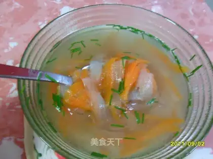 yam carrot soup