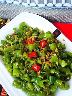 Dry stir-fried chili rings